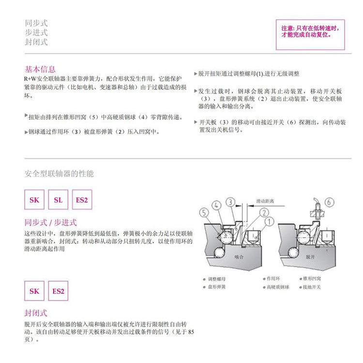 R+W安全型联轴器SK1